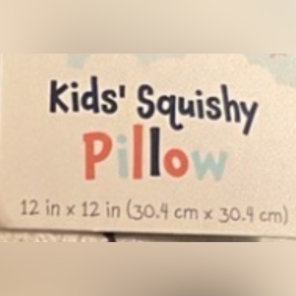 NWT Comfort Bay Skateboard Gray and Blue Graphic Throw Pillow about 12in x 12in - Picture 5 of 5